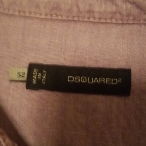 Dsquared2 light purple western style shirt - Picture 3 of 4